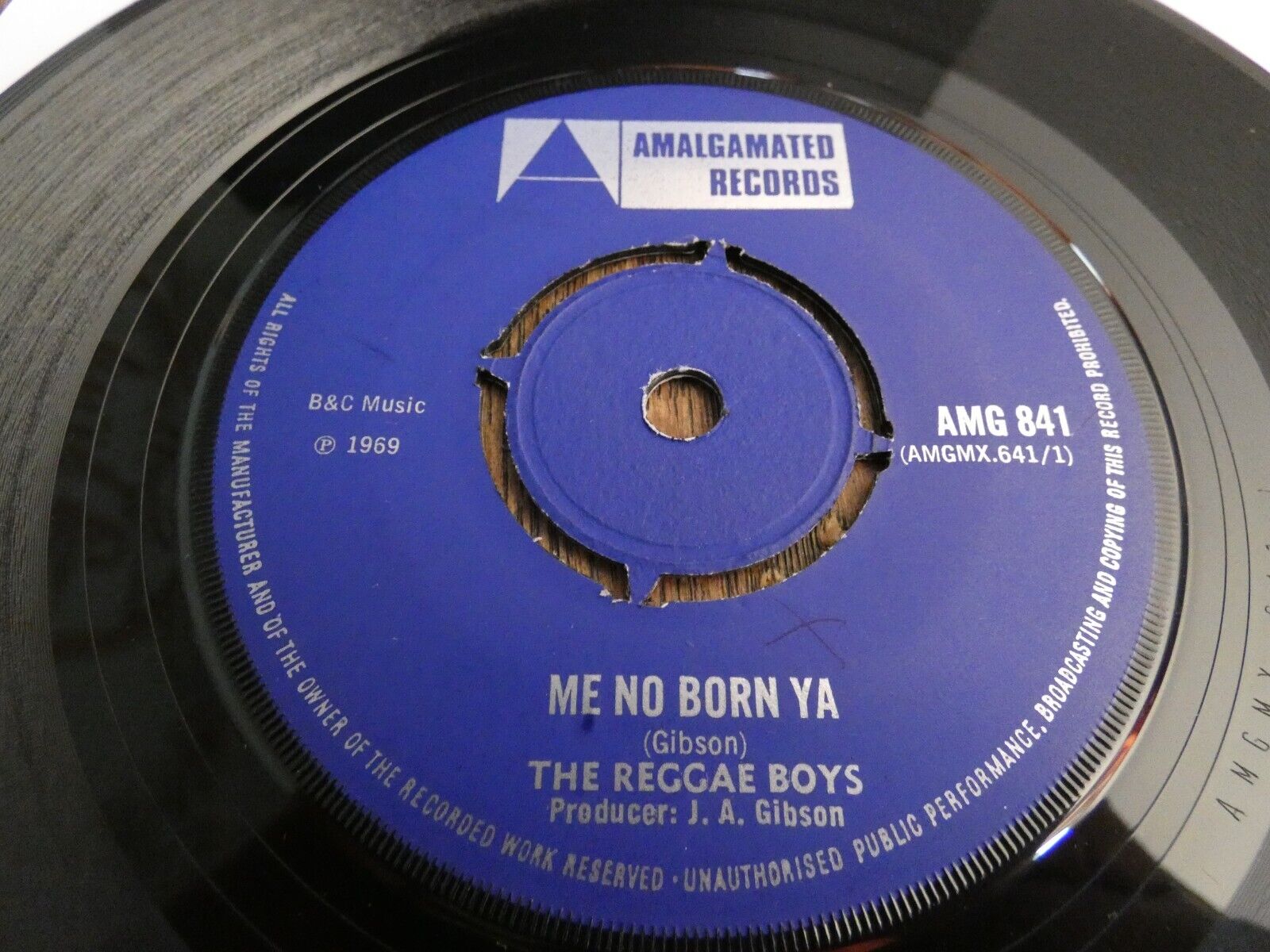 Pic 1 REGGAE BOYS - ME NO BORN YA / THE WICKED MUST SURVIVE   - UK - VERY GOOD++