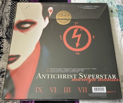 Pic 1 Marilyn Manson Antichrist Superstar  S180 Simply Vinyl LP Great Condition -RARE-