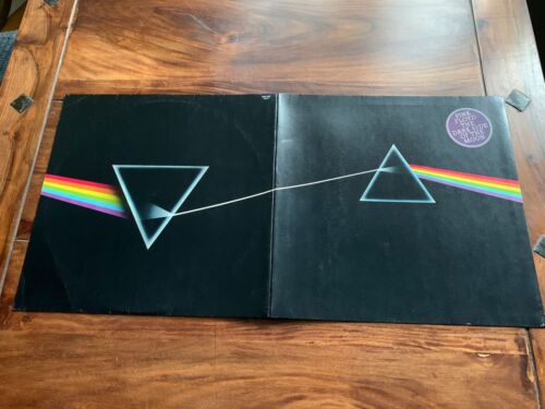 Pic 1 Pink Floyd Dark Side of the Moon UK 1 St Pressung blaues Dreieck Ex+ to Ex++ TOP
