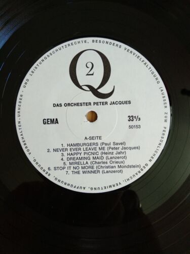 Pic 4 LP Q2 Orchester Peter Jacques  Library Record Quadriga 50153/4 Original
