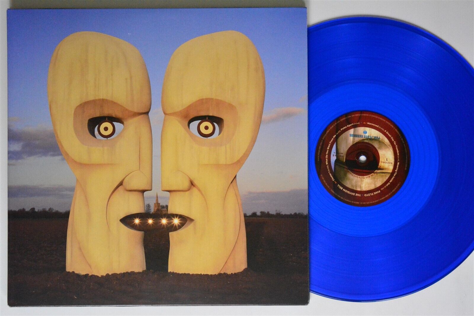 Pic 1 PINK FLOYD The Division Bell PINK FLOYD RECORDS 2xLP BEAUTIFUL NM blue vinyl ltd