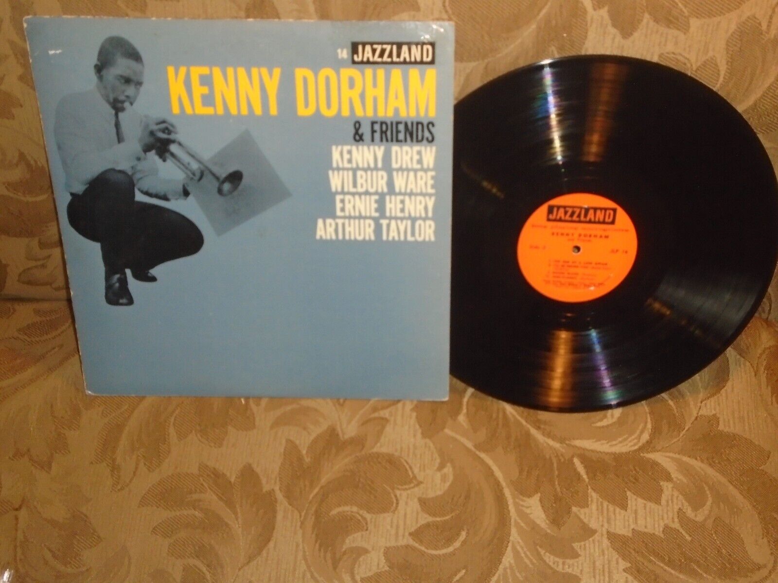 Kenny Dorham &Friends Jazzland 14 MONO ORG Ernie Henry Wilbur Ware Kenny Drew NM