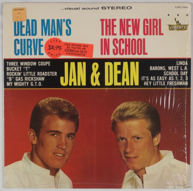 JAN & DEAN: Dead Man’s Curve US Liberty Stereo Shrink Orig LP VG++ Vinyl Surf