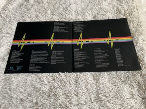Pic 3 Pink Floyd Dark Side of the Moon UK 1St Press SOLID BLUE TRIANGLE A2B2 *M-/EX++*