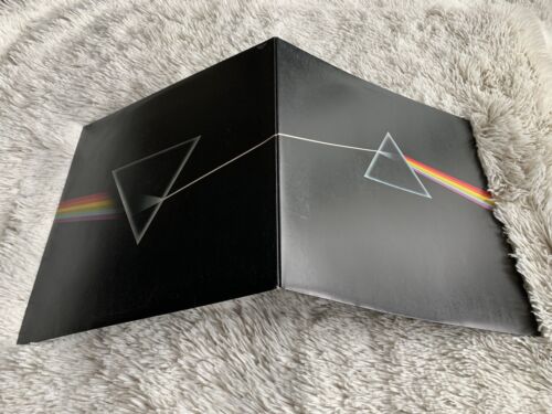 Pic 4 Pink Floyd Dark Side of the Moon UK 1St Press SOLID BLUE TRIANGLE A2B2 *M-/EX++*