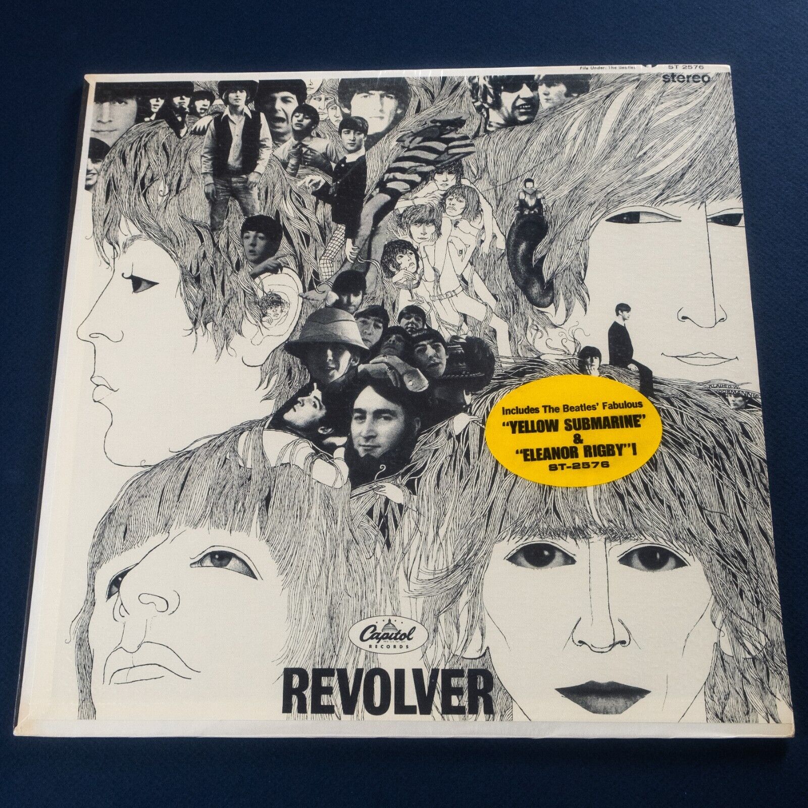 Pic 1 The Beatles Revolver US Orig'66 Capitol ST-2576 1st Los Angeles Pressing Sealed