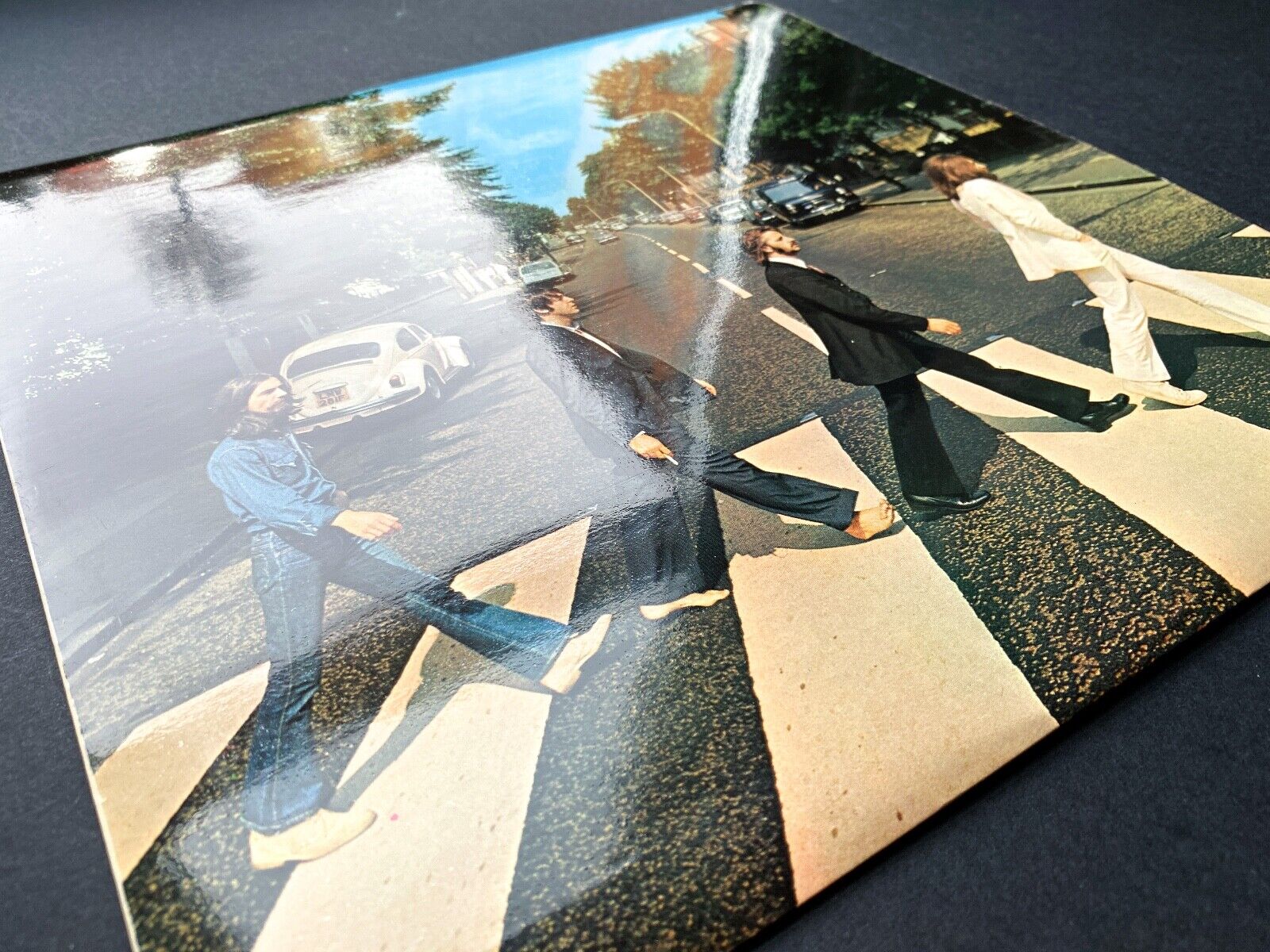Pic 2 Beatles ABBEY ROAD 1st UK Press MISALIGNED APPLE No HER MAJESTY Label NEAR MINT