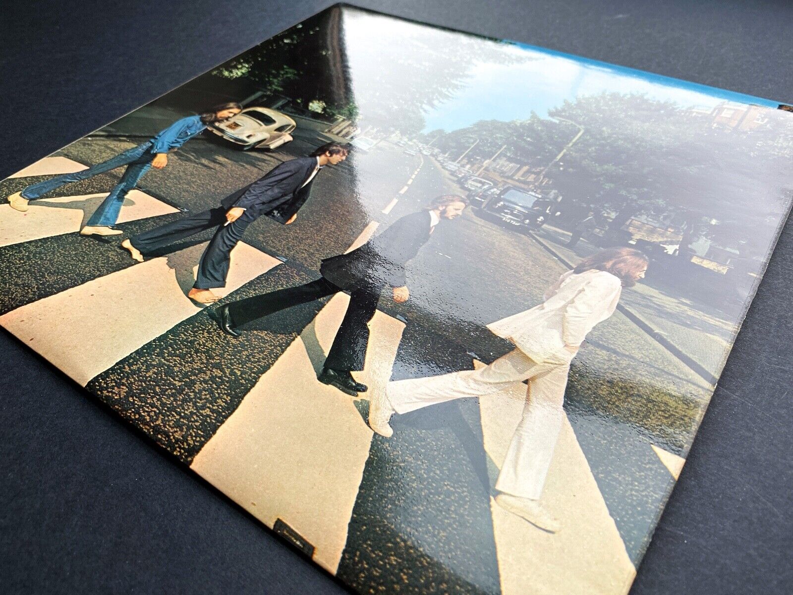 Pic 3 Beatles ABBEY ROAD 1st UK Press MISALIGNED APPLE No HER MAJESTY Label NEAR MINT