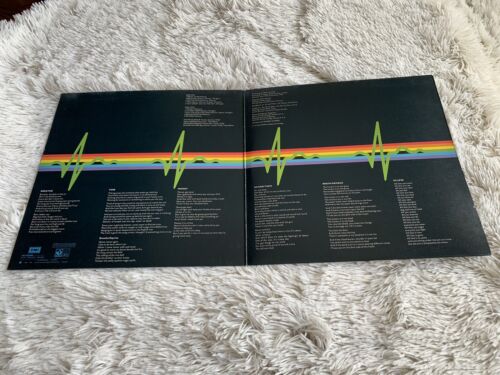 Pic 2 Pink Floyd Dark Side of the Moon UK 1St Press SOLID BLUE TRIANGLE A2B2 *EX+ *TOP