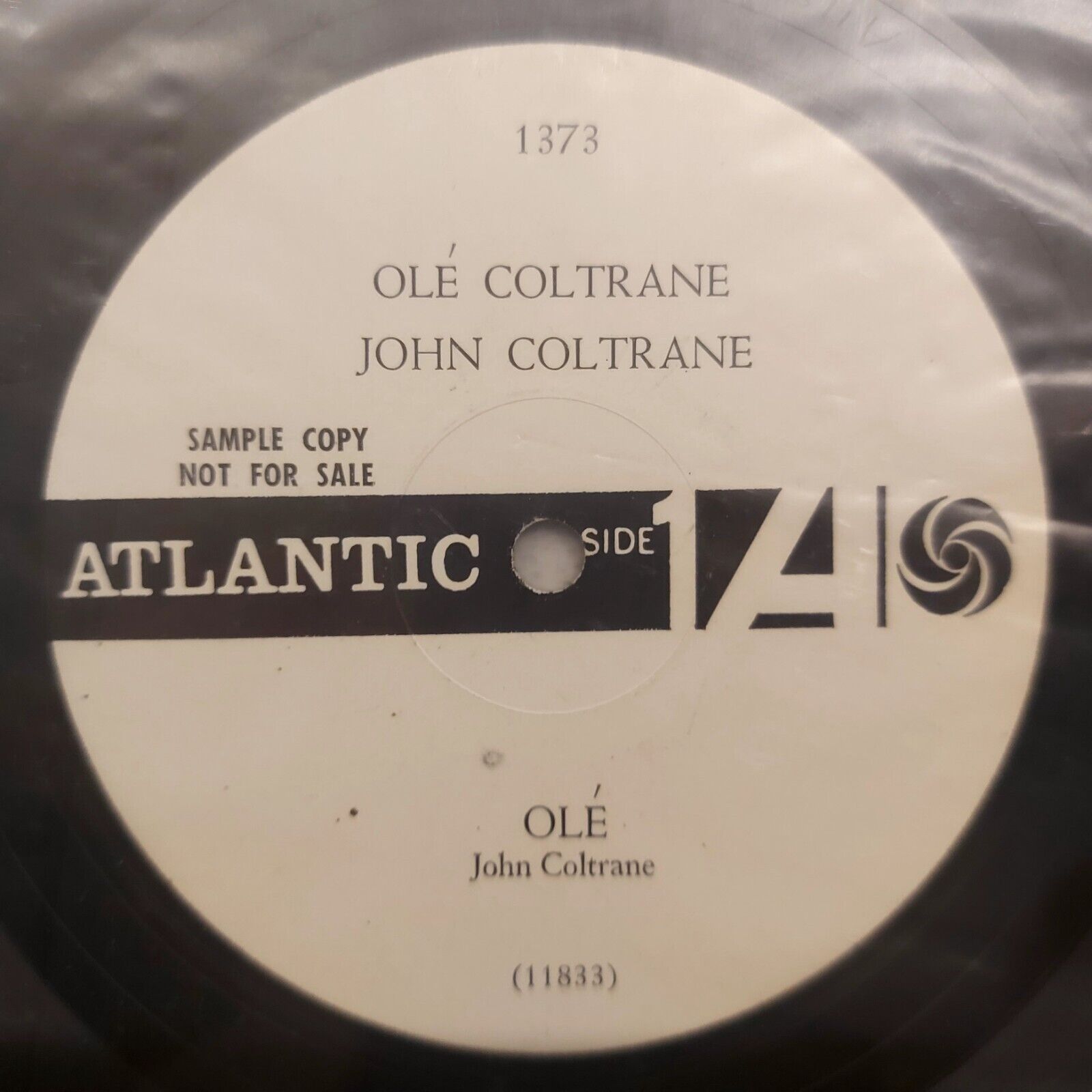 Pic 2 John Coltrane-Olé Coltrane LP Atlantic 1373 White Label Promo