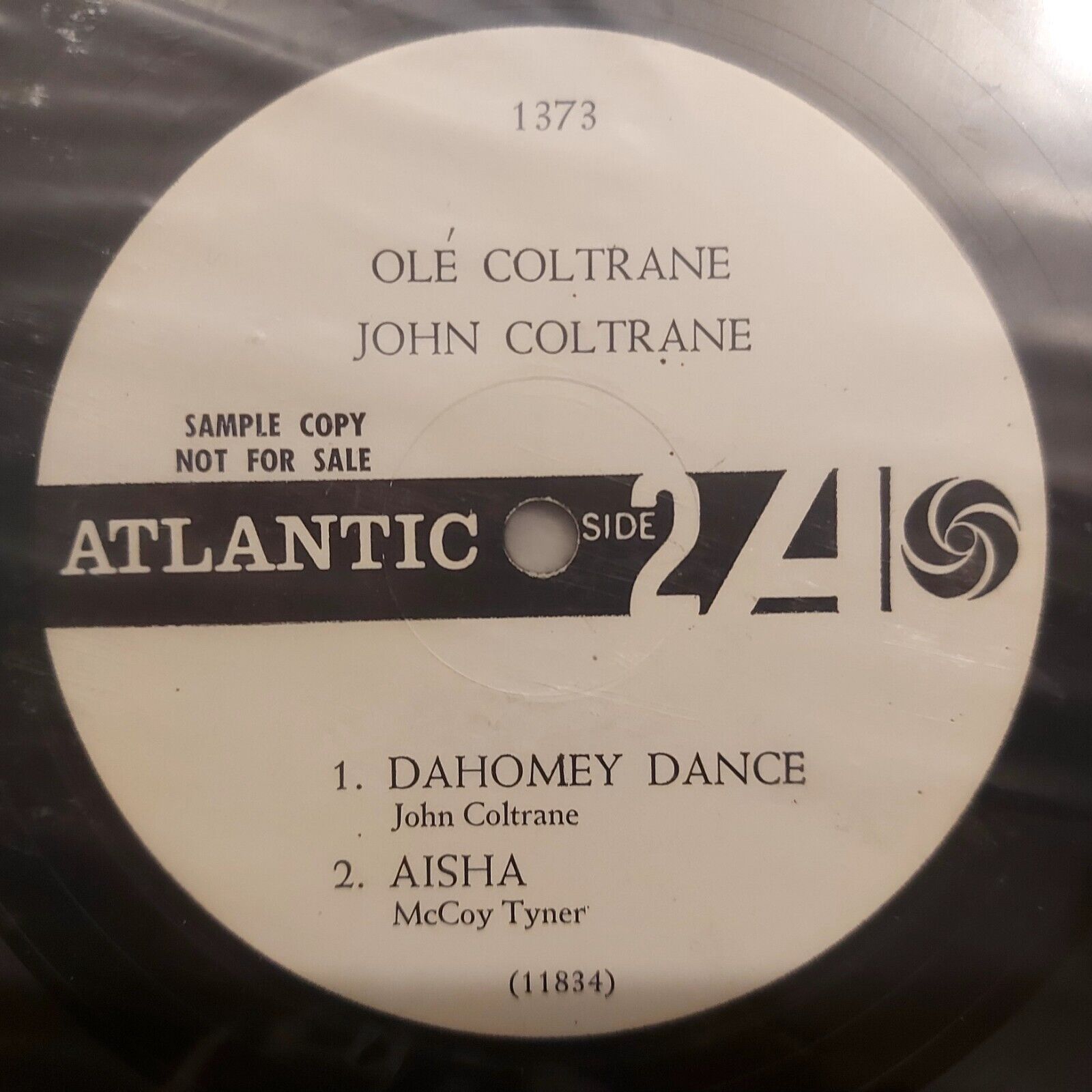Pic 3 John Coltrane-Olé Coltrane LP Atlantic 1373 White Label Promo