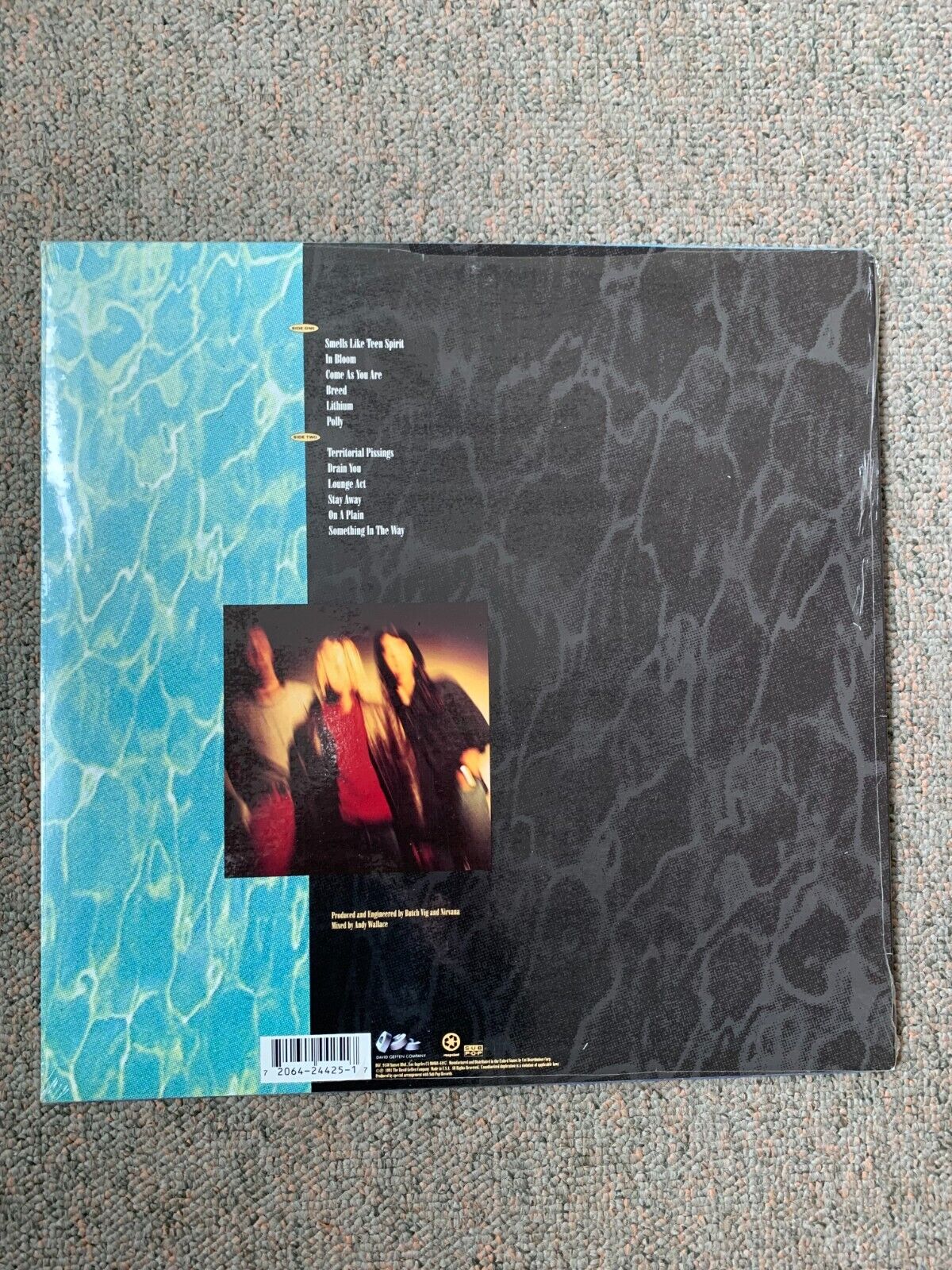 Pic 1 NIRVANA NEVERMIND SEALED 1991 1st US PRESSING VINYL LP