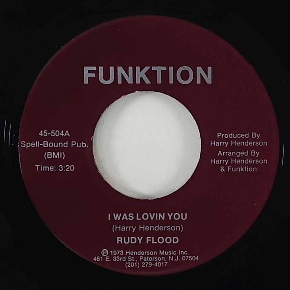 Rudy Flood "I Was Lovin You"  Crossover Soul 45 Funktion HEAR