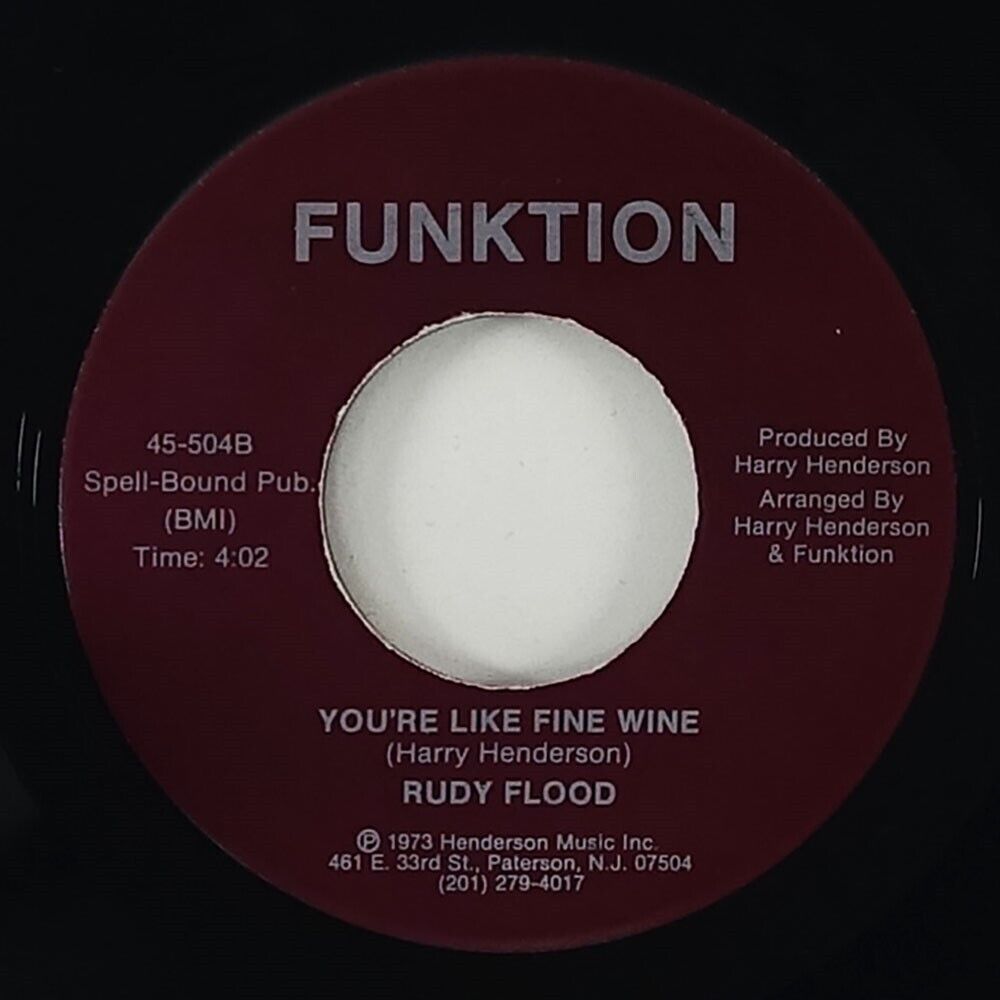 Pic 1 Rudy Flood "I Was Lovin You"  Crossover Soul 45 Funktion HEAR