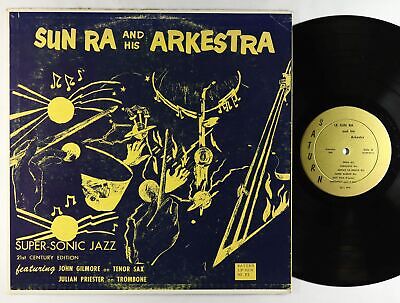 Pic 1 Sun Ra & His Arkestra - Super-Sonic Jazz LP - El Saturn OG Press DG VG++