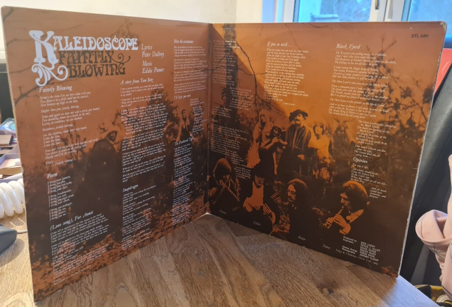 Pic 1 Kaleidoscope LP Faintly Blowing UK Fontana 1st Press PSYCH GEM INCREDIBLE AUDIO