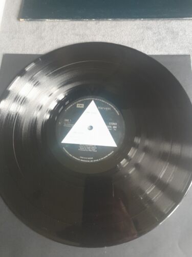 Pic 4 Superb Pink Floyd Dark Side Moon UK Solid Blue 1st Press Vinyl LP 1973 Near Mint