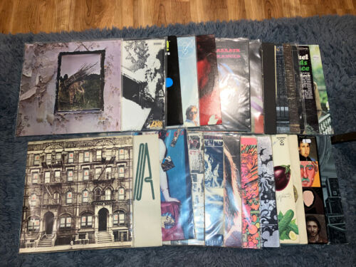 Pic 1 The Doors Led Zeppelin Rolling Stones Pink Floyd Cream The Who Vinyl Record Lot
