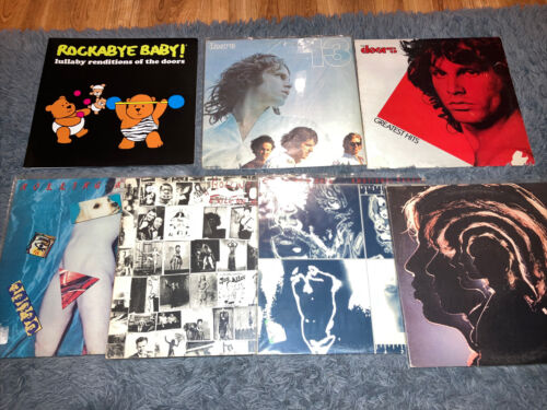Pic 3 The Doors Led Zeppelin Rolling Stones Pink Floyd Cream The Who Vinyl Record Lot