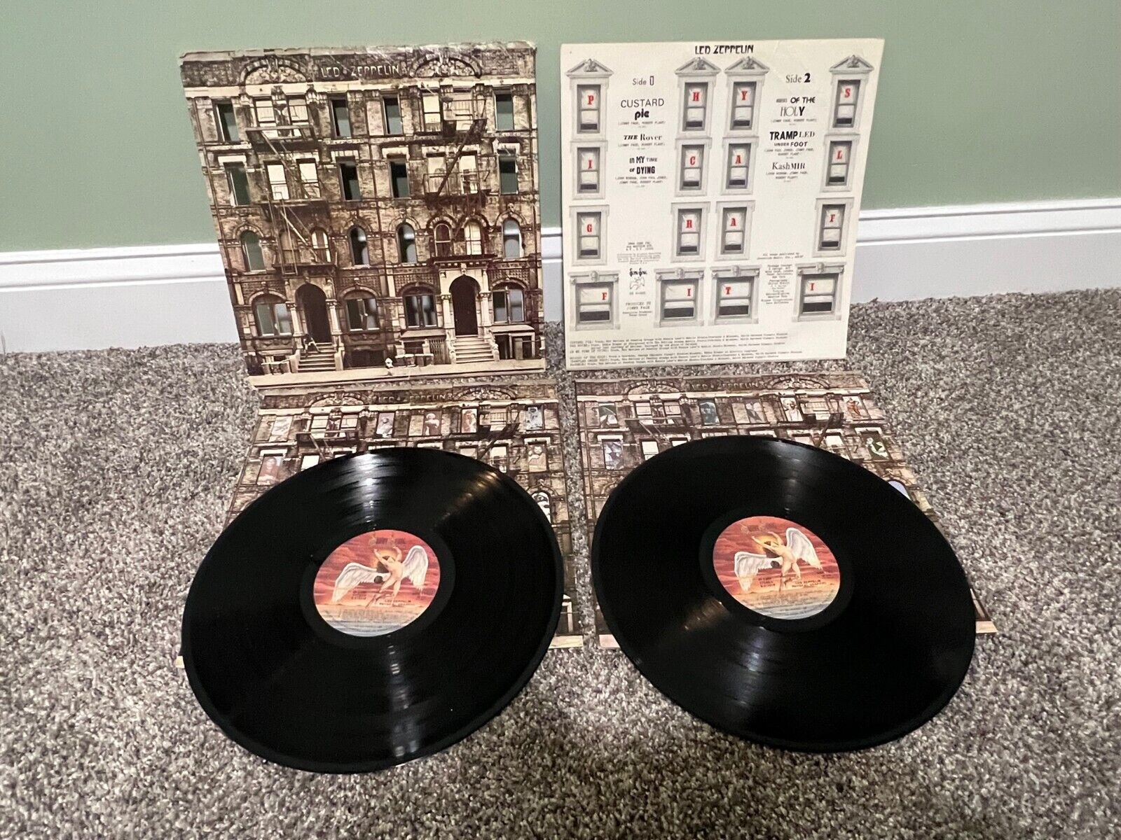 Pic 1 LED ZEPPELIN - 3 Vinyl LPs Presence Physical Graffiti Song Remains the Same