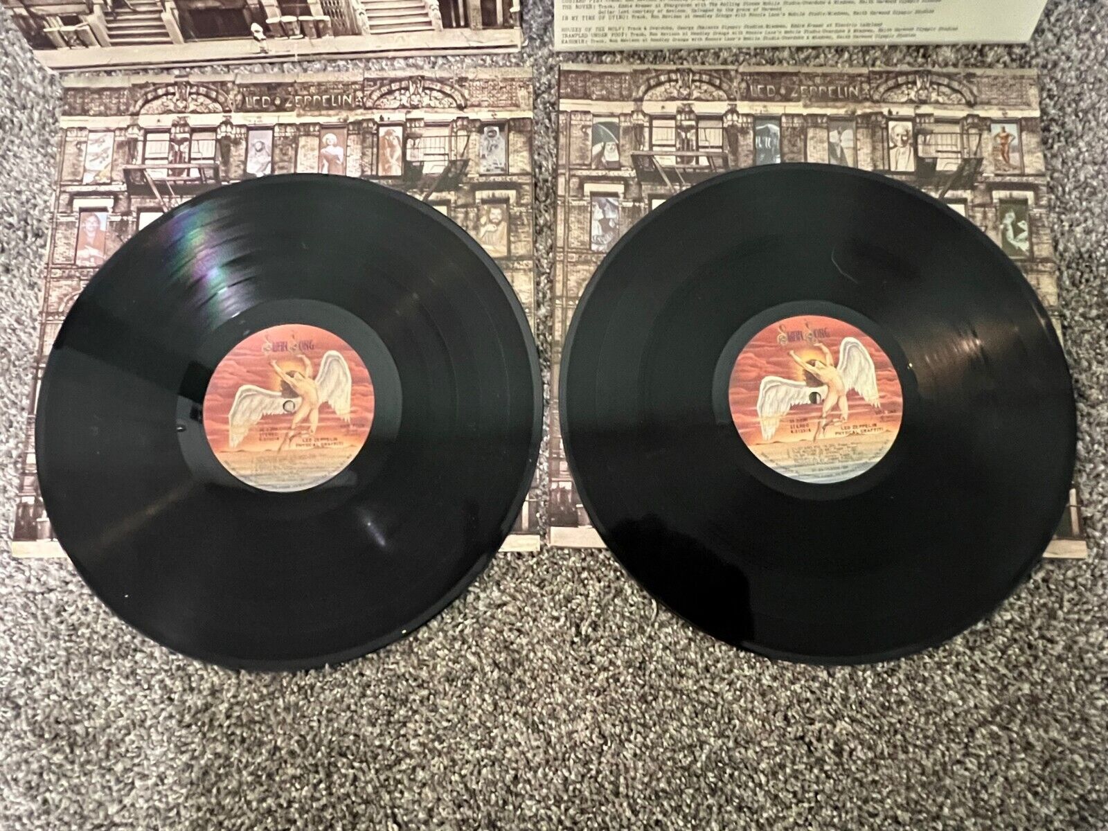 Pic 3 LED ZEPPELIN - 3 Vinyl LPs Presence Physical Graffiti Song Remains the Same
