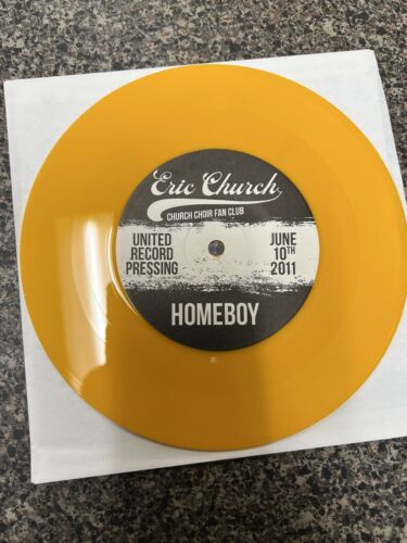RARE Eric Church Homeboy / Jack Daniels Limited Edition Yellow Vinyl NEW NM