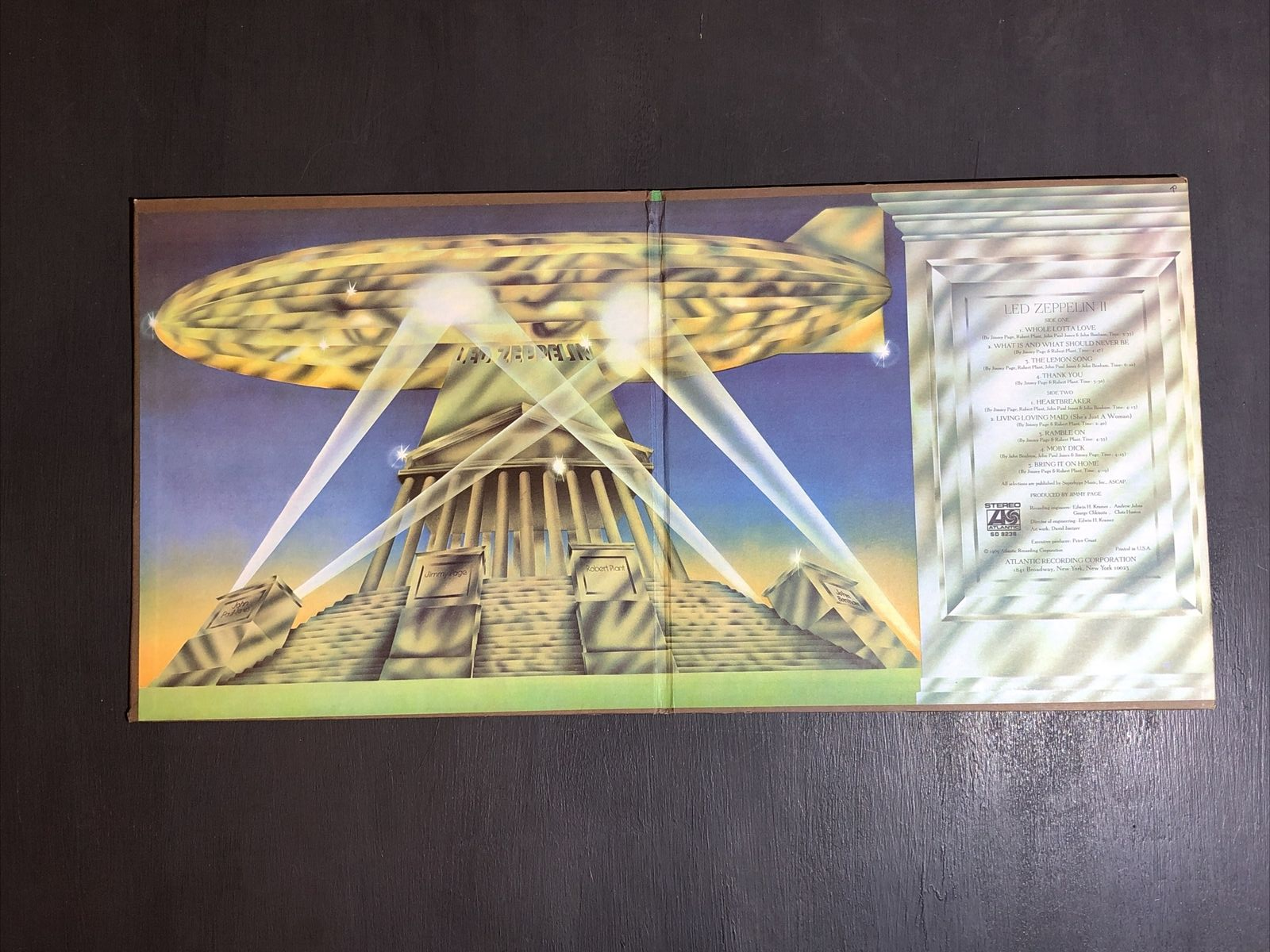 Pic 2 VTG Led Zeppelin II | Atlantic SD 8236 RL Hot Mix Vinyl LP Record Album | 1969