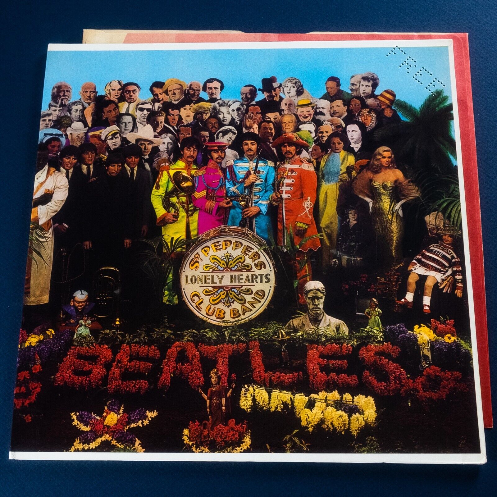 The Beatles Sgt. Pepper US Orig’67 Capitol Mono MAS-2653 Promo “FREE”Punch Cover