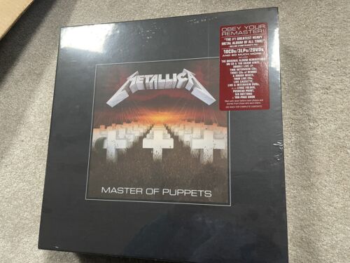 Metallica Master Of Puppets Deluxe Box Set Vinyl NEW