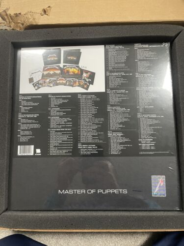 Pic 4 Metallica Master Of Puppets Deluxe Box Set Vinyl NEW