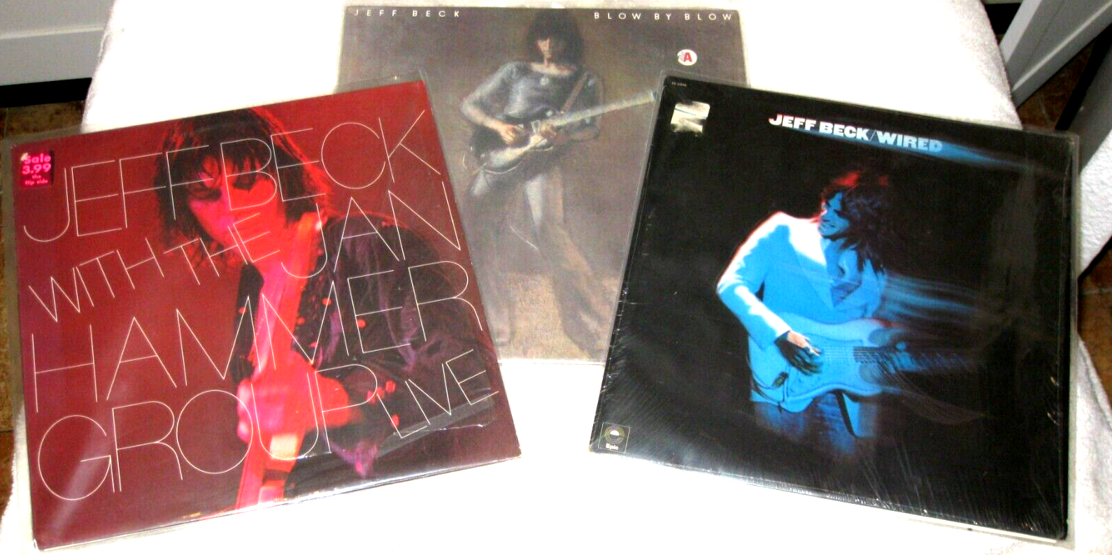 Jeff Beck Group- Blow By Blow- Wired- Jan Hammer-Original LP In Shrink -EX To NM