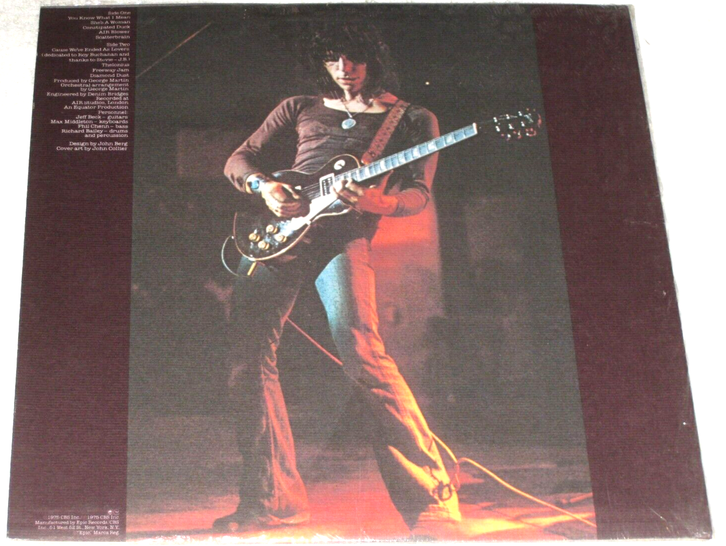 Pic 4 Jeff Beck Group- Blow By Blow- Wired- Jan Hammer-Original LP In Shrink -EX To NM
