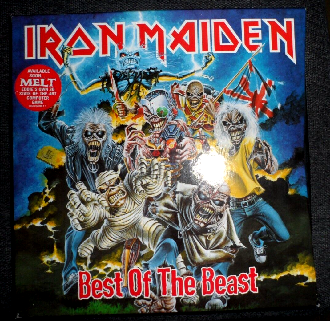 Iron Maiden Best Of The Beast 4-LP BOX 1996 Pappschuber