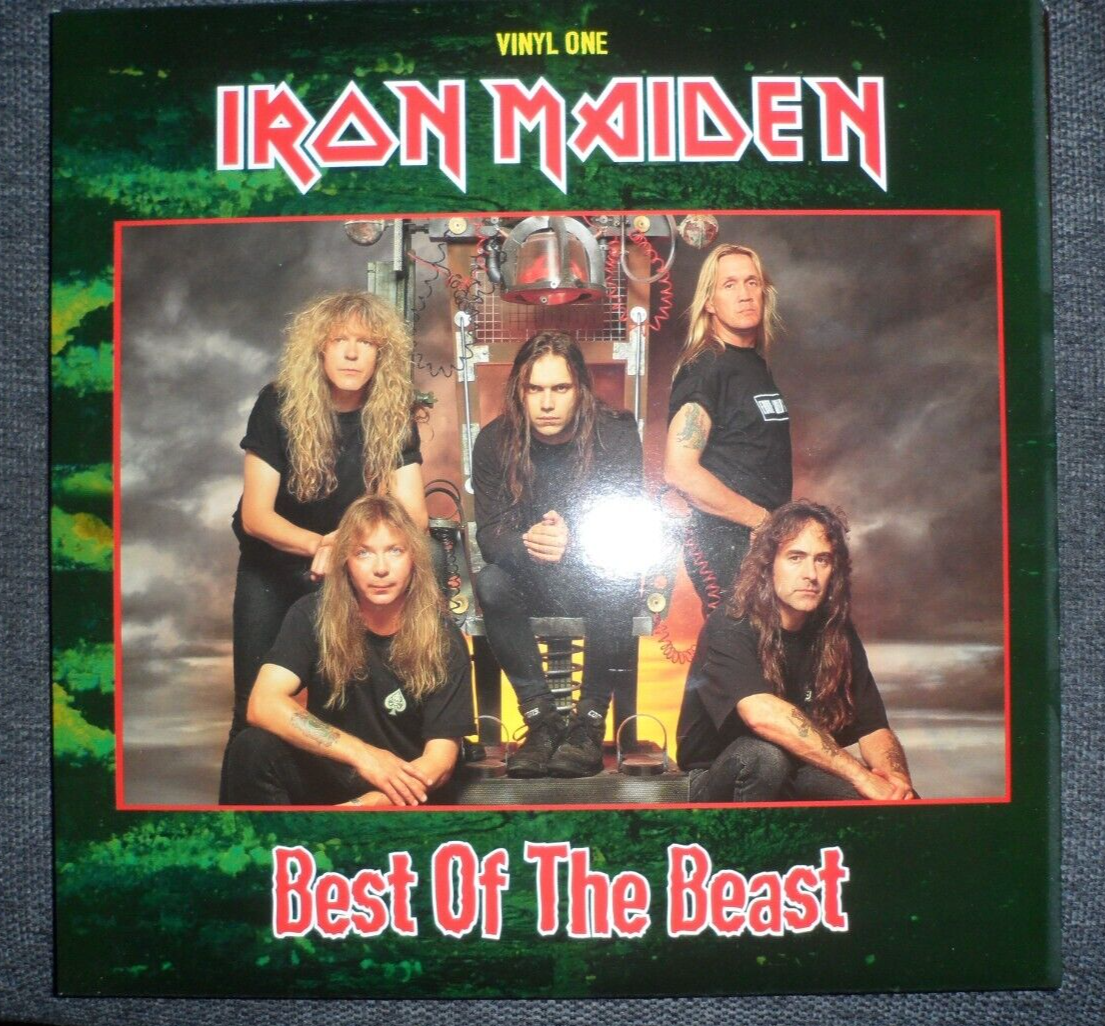Pic 3 Iron Maiden Best Of The Beast 4-LP BOX 1996 Pappschuber