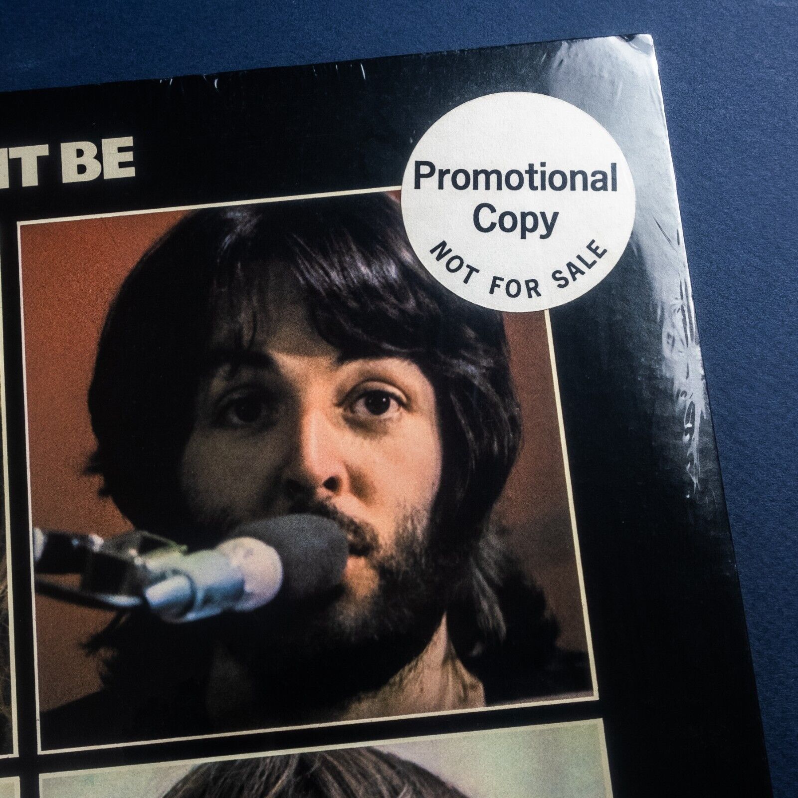 Pic 2 The Beatles Let It Be US Orig’70 Apple AR-34001 Pre-Release Promo Sticker Sealed