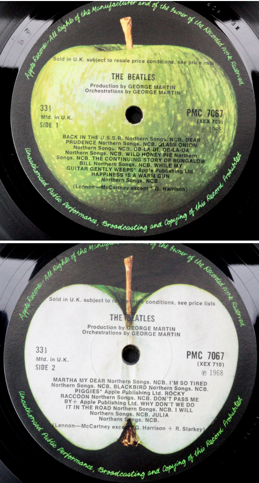 Pic 1 Beatles White Album * EX CONDITION * VERY LOW #4 40 * NO EMI * UK MONO 1st PRESS