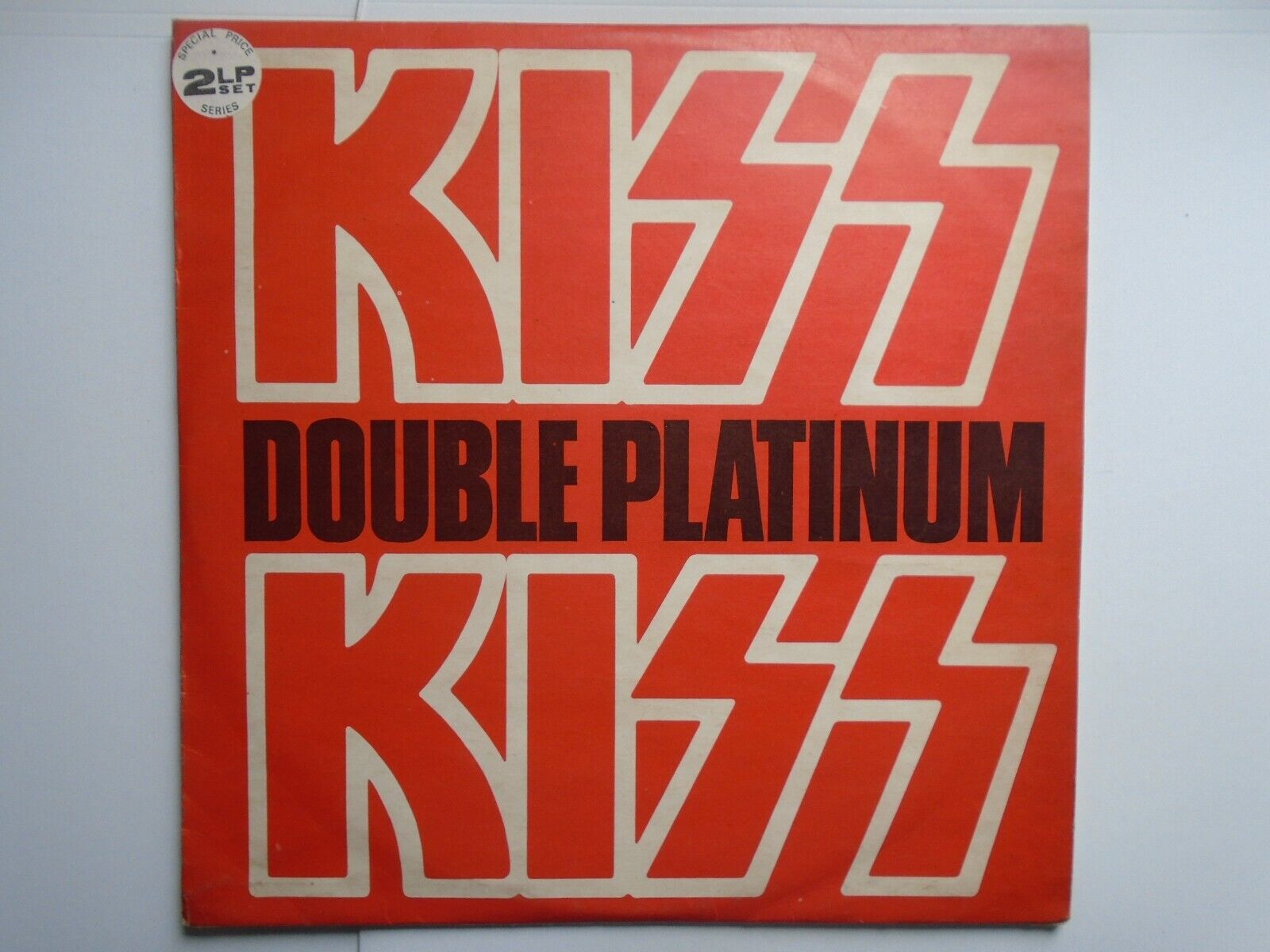 KISS - DOUBLE PLATINUM VINYL LP RARE RHODESIA NBL77001 1978 HARD ROCK COMP.