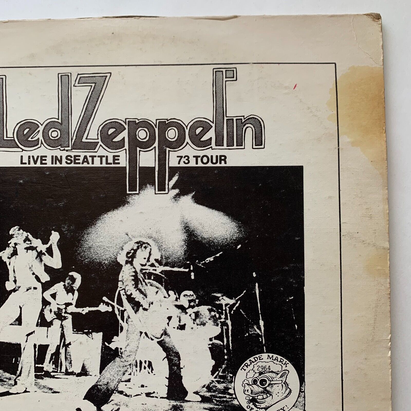 Pic 4 Led Zeppelin Live In Seattle 73 Tour - 2 LP Double Vinyl Records 12"