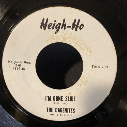 The Dagenites 45 Im Gone Slide/Now That Summers Gone HEIGH HO garage HEAR 619-45