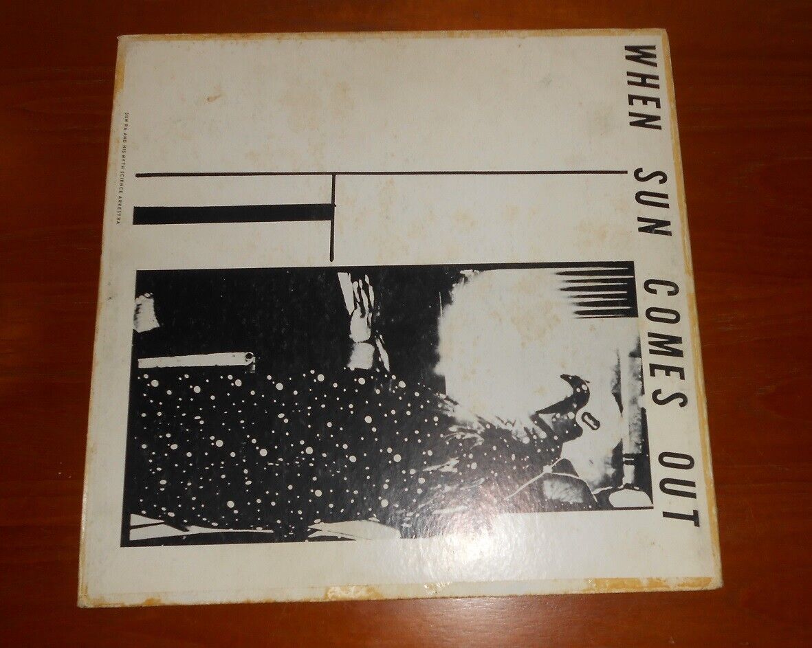 Pic 3 SUN RA -When Sun Comes Out - VERY RARE USA Original SATURN Free Jazz LP