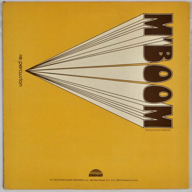 Pic 2 M’BOOM: Re: Percussion US Strata East OG ’73 Free Jazz Vinyl LP Roy Brooks HEAR