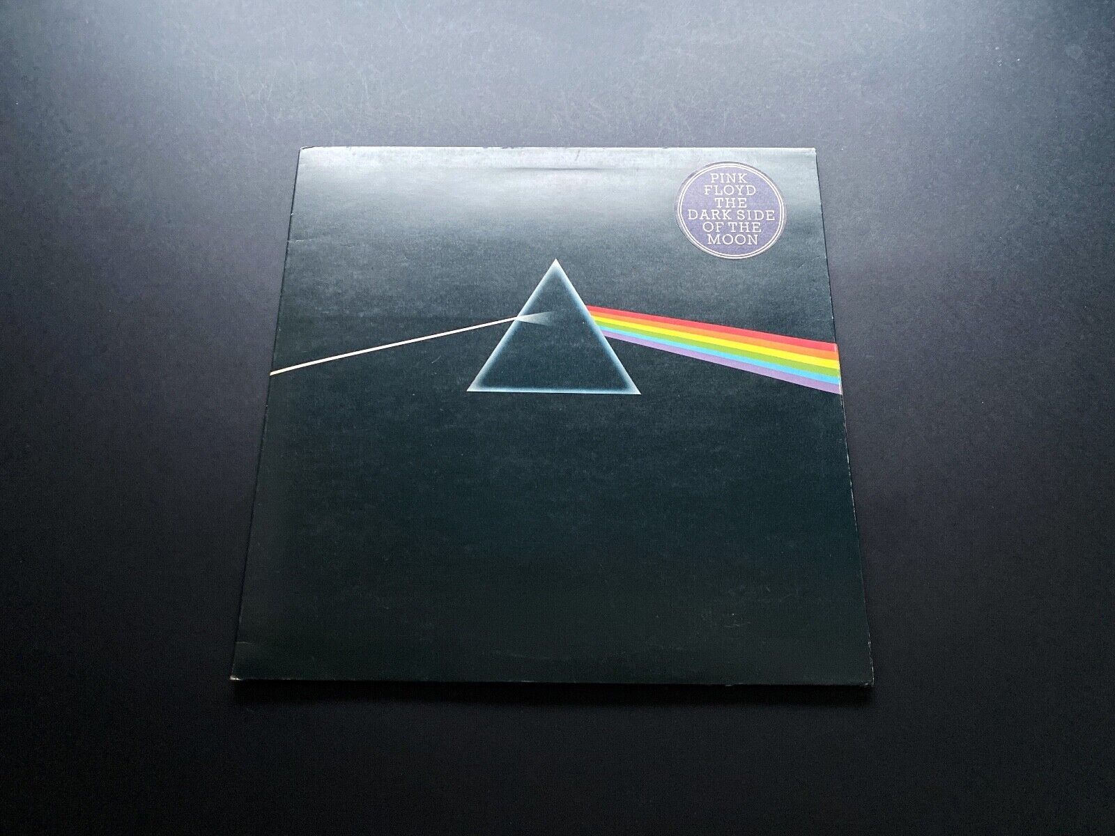 PINK FLOYD Dark Side Of Moon 1ST UK PRESS Solid Blue Triangle A2/B2 Complete EX