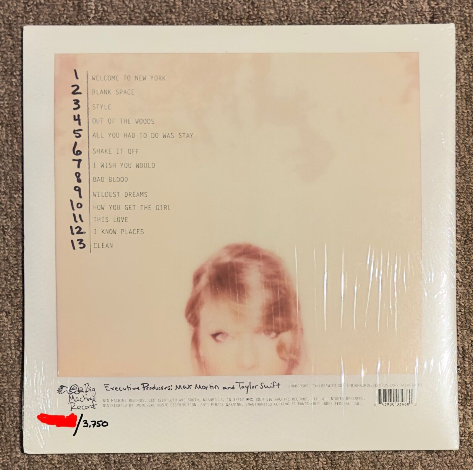 Pic 1 Taylor Swift - 1989 Record Store Day Vinyl -  Pink - Sealed New