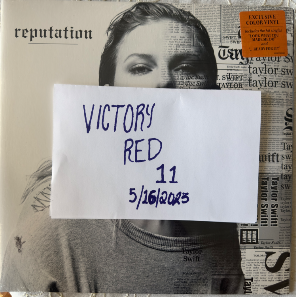 Pic 4 Taylor Swift Reputation Orange Limited Edition Vinyl - BUY IT NOW