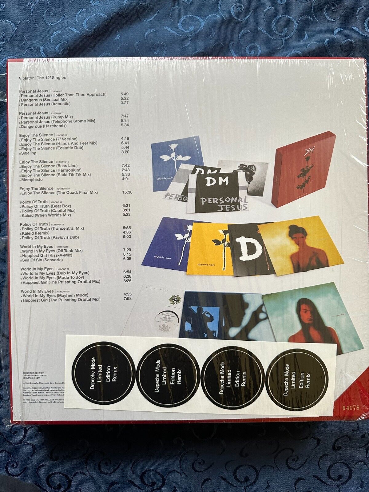 Pic 1 Depeche Mode Violator Vinyl-Box The 12" Singles limitiert nummeriert neuwertig