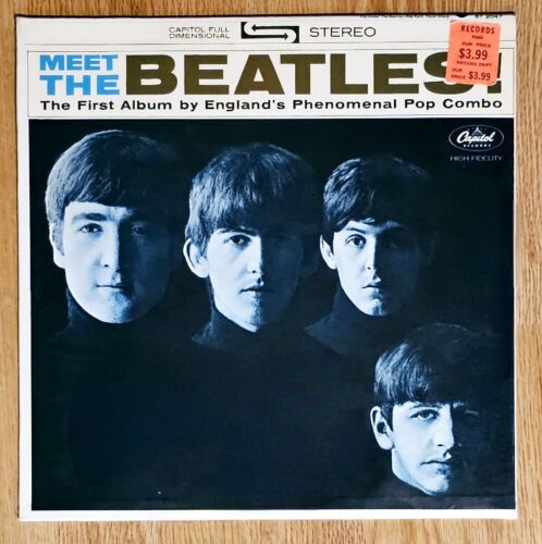 The Beatles MEET THE BEATLES STEREO 1ST PRESSING FACTORY SEALED MINTY & STUNNING