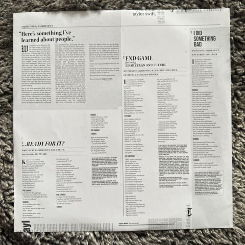 Pic 4 Taylor Swift – Reputation (2LP) FYE Limited Edition Orange Translucent Vinyl