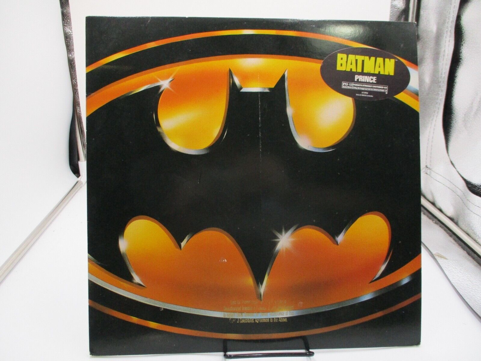 PRINCE "BATMAN "Soundtrack" LP Record Ultrasonic Clean 1989 W.B. Promo Hype EX