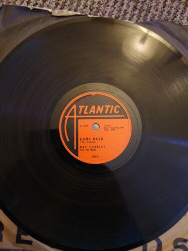 Pic 3 Ray Charles - I've Got A Woman / Come Back - Rare 78rpm Atlantic R&B Jazz Soul