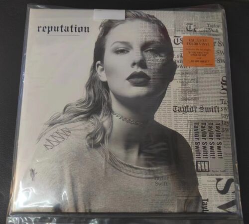Pic 1 Taylor Swift – Reputation (2LP) Limited Edition Orange Vinyl MINT with Stickers